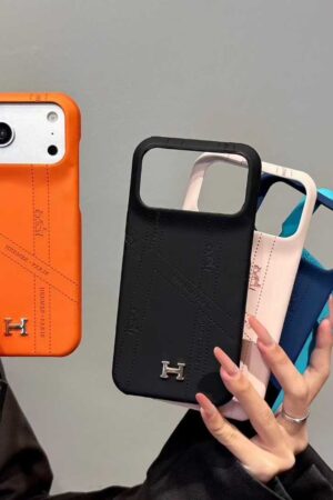 [에르메스] 프리미엄 레더 아이폰 케이스 (5 COLOR)