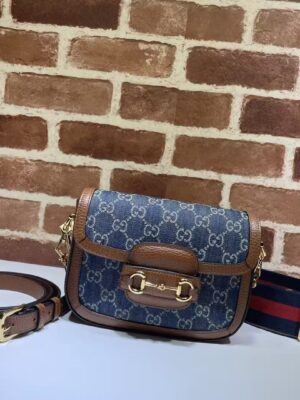 [구찌] 홀스빗 1955 데님 미니 658574