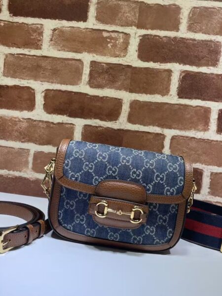 [구찌] 홀스빗 1955 데님 미니 658574