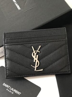 [생로랑] 마틀라세 모노그램 카드 지갑 423291 (15 COLORS)