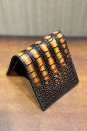 [벨루티]  EBÈNE 반지갑 악어가죽 (2 COLORS)