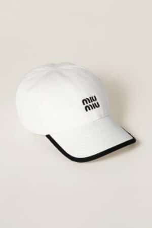 [미우미우] 코튼 베이스볼 캡 5HC369 (3 COLORS)