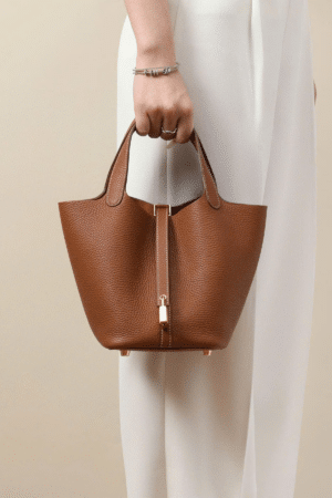 [베트남 출고] 에르메스 피코탄 18 브라운 금장 끌레망스 H056289 CC37