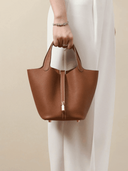 [베트남 출고] 에르메스 피코탄 18 브라운 금장 끌레망스 H056289 CC37