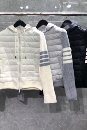 [톰브라운] 사선 여성 니트 패딩 (3 COLORS)