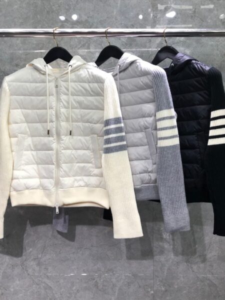 [톰브라운] 사선 여성 니트 패딩 (3 COLORS)