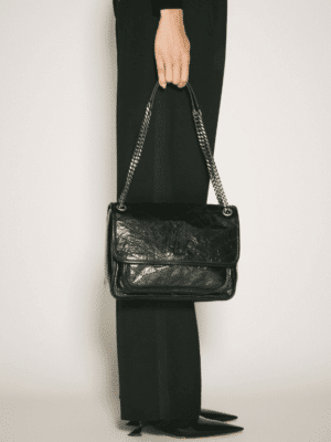 [생로랑] 니키 빈티지 미디엄 숄더백 633158