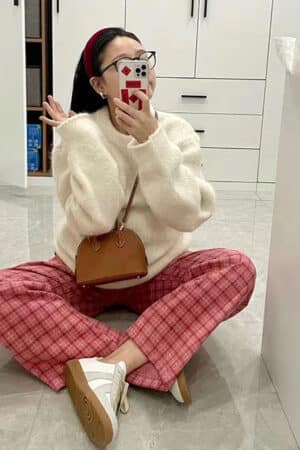 [에르메스] 미니 볼리드 CK37 Gold Chevre 산양가죽 숄더백