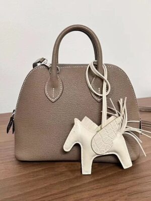 [에르메스] 미니 볼리드 CK18 Etoupe 산양가죽 숄더백