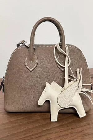 [에르메스] 미니 볼리드 CK18 Etoupe 산양가죽 숄더백