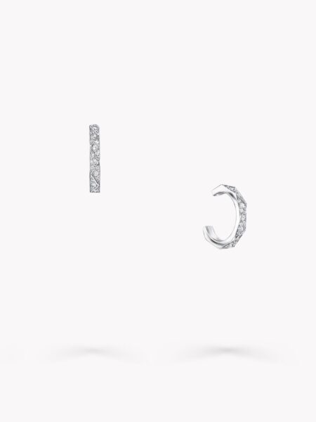 [그라프] 로렌스 그라프 시그니처 파베 다이아몬드 후프 이어링 RGE1584 (2 COLORS)