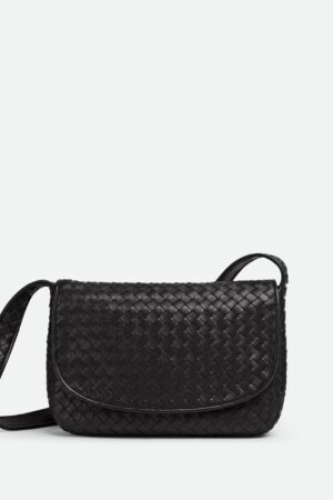 [보테가베네타] 베네토 플랩 메신저 백 블랙