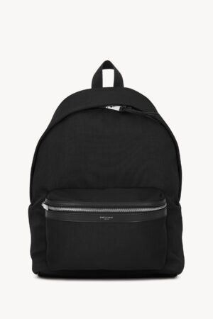 [생로랑] 캔버스-레더 클래식 시티 백팩 (2 COLORS)