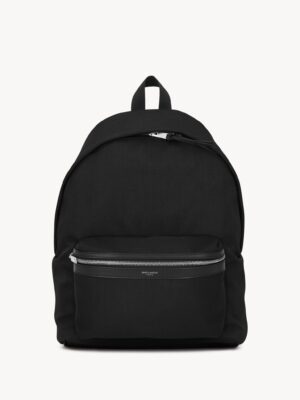 [생로랑] 캔버스-레더 클래식 시티 백팩 (2 COLORS)