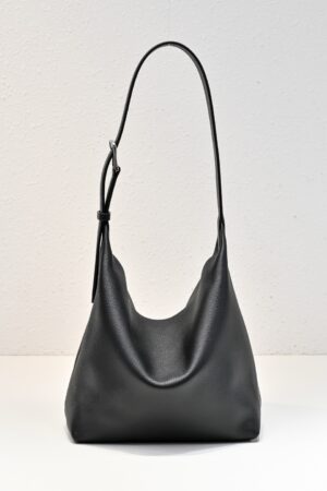 [더 로우] 이사 가죽 백 / 블랙