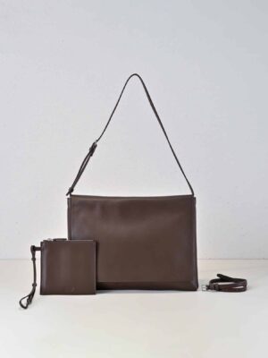 [더 로우] Nan 가죽 메신저 백 (3 COLORS)