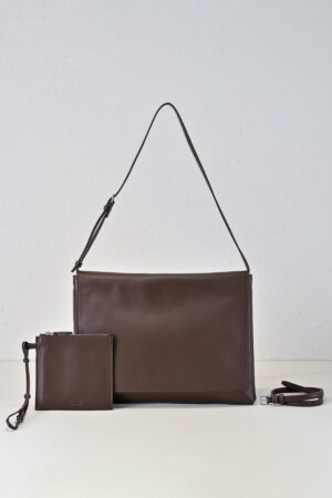 [더 로우] Nan 가죽 메신저 백 (3 COLORS)