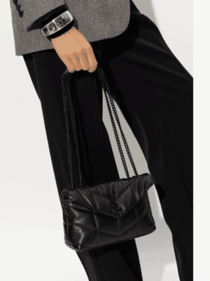 [생로랑] 푸퍼 토이 숄더백 블랙 흑장 759337