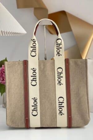 [끌로에] 우디 라지 토트백