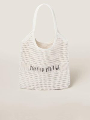 [미우미우] 우븐 패브릭 리넨 미니 5BG231_2DO5_F0889_V_OZO