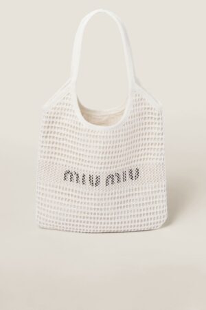 [미우미우] 우븐 패브릭 리넨 미니 5BG231_2DO5_F0889_V_OZO