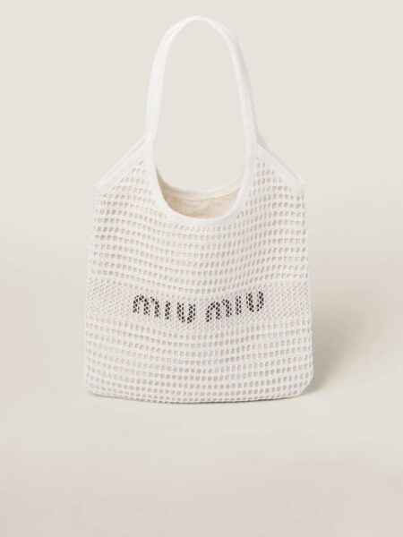 [미우미우] 우븐 패브릭 리넨 미니 5BG231_2DO5_F0889_V_OZO