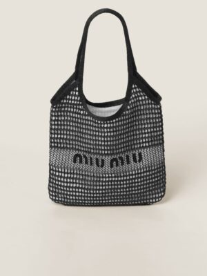 [미우미우] 우븐 패브릭 리넨 미니 5BG231_2DO5_F0889_V_OZO