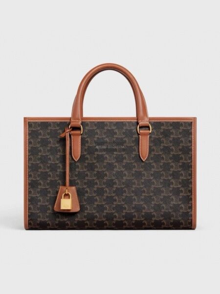 [셀린느] 미니 호리존탈 카바스  트리옹프 캔버스 & 카프스킨 199742BZJ.04LU