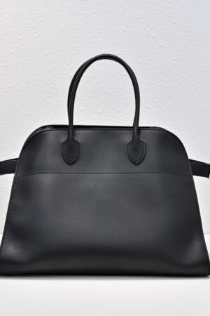 [더 로우] 소프트 마고 15 레더 백 블랙 W1255L72BLSG