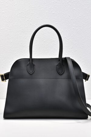 [더 로우] 소프트 마고 12 레더 백 블랙 W1586L72BLSG