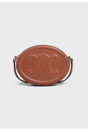 [셀린느] 퀴르 트리옹프 크로스바디 오벌 펄스 10I703DPQ.04LU