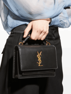 [생로랑] 뉴 미디엄 선셋 블랙 634723