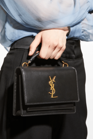 [생로랑] 뉴 미디엄 선셋 블랙 634723