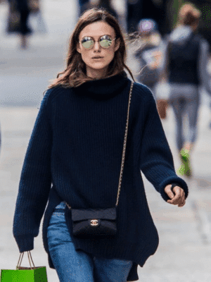 [샤넬] 뉴미니 클래식 플랩백 램스킨 금장 A69900