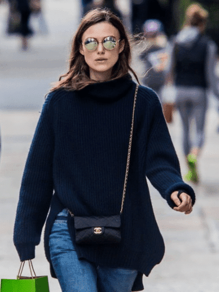 [샤넬] 뉴미니 클래식 플랩백 램스킨 금장 A69900