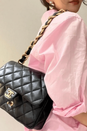 [샤넬] 라지 플랩 백 AS3215