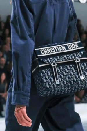 [디올] 오블리크 자카드 캠프 백 M1291VRIW_M928