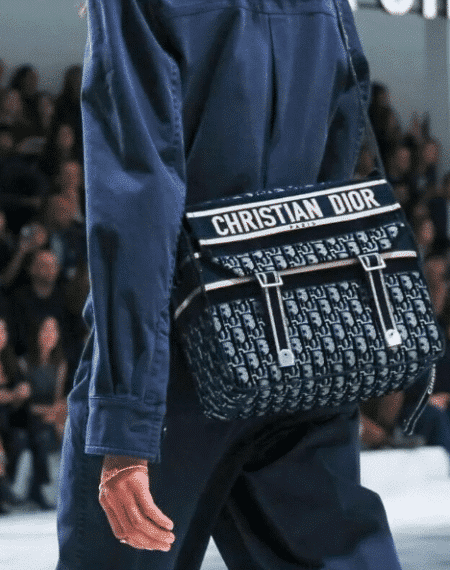 [디올] 오블리크 자카드 캠프 백 M1291VRIW_M928