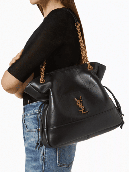 [생로랑] 제이미 스몰 램스킨 쇼퍼 833948