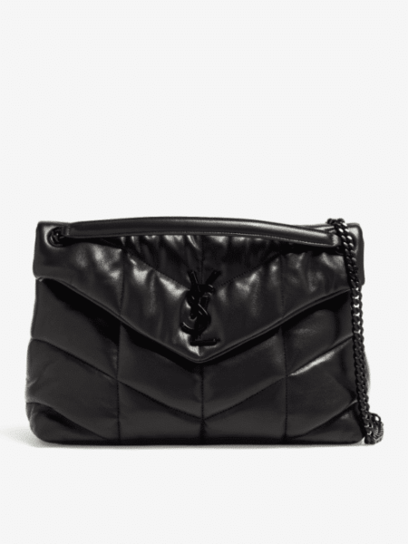 [생로랑] 푸퍼 미디엄 숄더백 블랙 흑장 577475