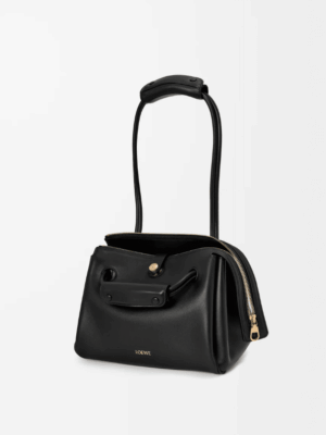 [로에베] 스몰 마드리드 백 서플 카프스킨/블랙