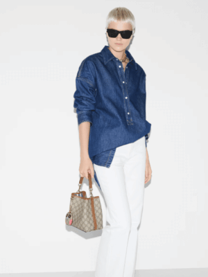 [구찌] 엠블럼 미니 버킷백 815118