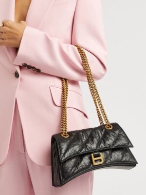 [발렌시아가] 크러쉬 스몰 퀼티드 체인 숄더백 781920210J11000