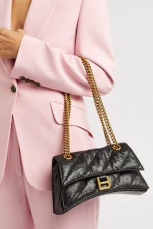 [발렌시아가] 크러쉬 스몰 퀼티드 체인 숄더백 781920210J11000