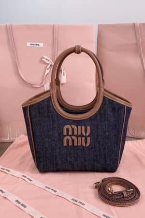 [미우미우] IVY denim bag