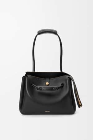 [로에베] 미디엄 마드리드 백 서플 카프스킨/블랙