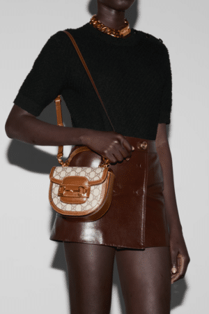 [구찌] 홀스빗 1955 미니 탑 핸들백 781387