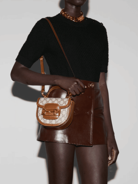 [구찌] 홀스빗 1955 미니 탑 핸들백 781387