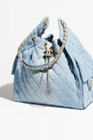 [샤넬] 25백 호보 미디엄 데님 AS5311