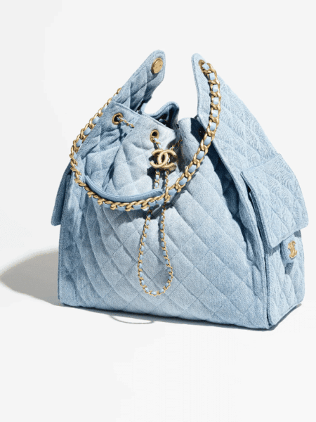 [샤넬] 25백 호보 미디엄 데님 AS5311